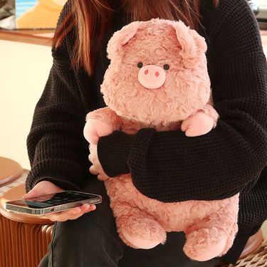 Stuffed & Plush Toys Popova pink pig doll plush toy cute pig doll birthday gift girl sleeping pillow bed doll_voghion.com