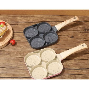 New Maifan Stone Four-Hole Low Oil Non-Stick Dumpling Breakfast Egg Burger Frying Pan_voghion.com