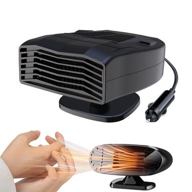 2 In 1 Car Heater Portable Auto Electric Heating Fan Cooling Fan 12V / 24V Car Windshield Defroster Defogger For Car Accessories_voghion.com