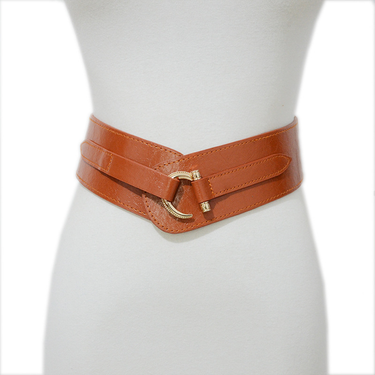 New Style For Women Elastic Waistband, Paired With A Down Jacket Coat And Fur Wide Waistband_voghion.com