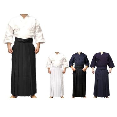 Uniform Skirt Pants Hakama Kendo Gi_voghion.com