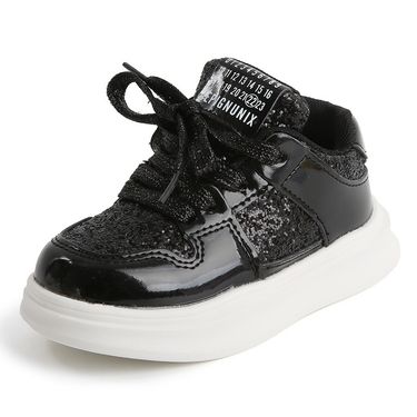 New Girls' Casual Shoes Sequin Trend Boys' Board Shoes Soft Soled Baby Shoes_voghion.com