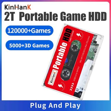 KINHANK Super Console X 2T Gaming HDD Batocera 39 120000 Games For PS3/PS2/PS1/N64/MAME/DC Compatible With_voghion.com