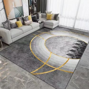 Home Textile Ins Style Light Luxury Living Room Coffee Table Mat Bedroom Can Be Cut And Machine Washed Household Large Area Crystal Velvet Carpet_voghion.com