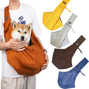 Crossbody breathable dog folding with large capacity pet supplies, portable cat bag for outdoor use_voghion.com