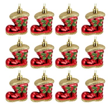 Christmas Tree Decoration Shaped Strawberry Painted Ornaments Hanging Ornaments Christmas Pendant Props Christmas Gifts_voghion.com