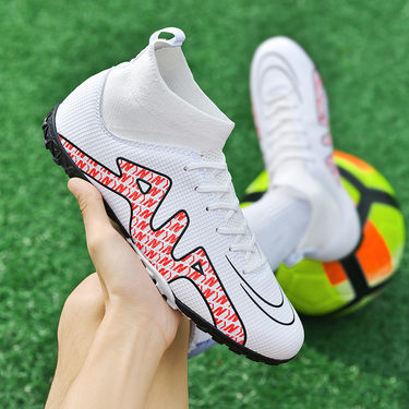 C Romesse Football boot men and women, high top, AG, long TF, broken nails, training shoes for school football games_voghion.com