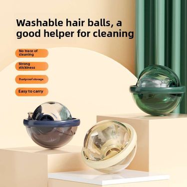 New Clothing With Washable Reusable Ball Pet Hair Remover And Dust Removal Brush_voghion.com