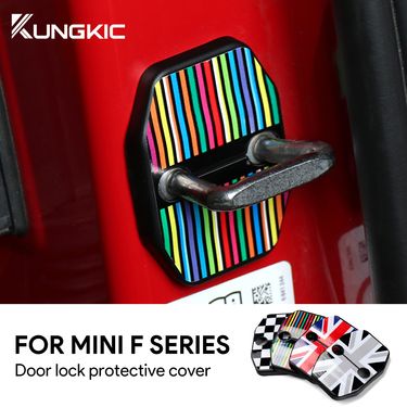 Protective Door Lock Cover for Mini Cooper F54 F55 F56 F57 F60 F61 Countryman 1pc Car Accessories Case Auto Styg_voghion.com