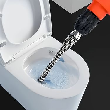 Flexible Electric Drain Cleaner 41.33in Long Multi-functional Sink Toilet Hair Remover Easy Install Kitchen Bathroom_voghion.com