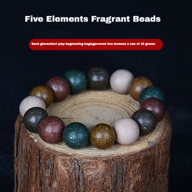 Chinese traditional Chinese medicine handmade five element "medicinal bead" jewelry promotes sleep, brings luck and wealth, and eliminates mold_voghion.com