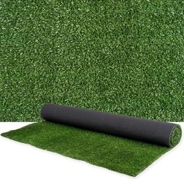 5ft X 10ft Premium Artificial Turf Mat With Drainage Holes. Thick Grass With Rubber Backing, Ideal For Indoor/Outdoor Pet Areas, Garden, Lawn, Patio & Balcony Decor(Grass Height 0.6 Inches/1.5cm)_voghion.com
