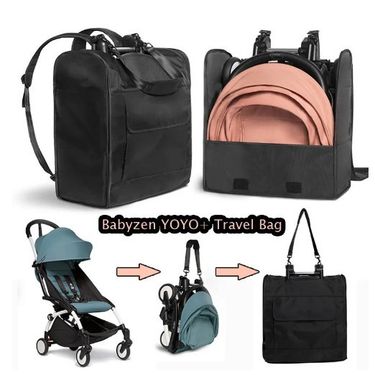 Toy Stroller backpack Multi-functional travel bag Folding trolley storage bag Travel bag Stroller dust cover_voghion.com