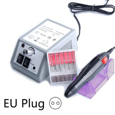 Nail Drill Electric Apparatus for Manicure 6pcs Milling Cutters Drill Bits Set Gel Cuticle Remover Pedicure Machine Nail Art_voghion.com