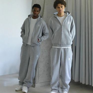 Men's Clothing European And American SUVENE Track Suits Street Trend Hip Hop Zipper Loose Solid Color Sports Suit_voghion.com