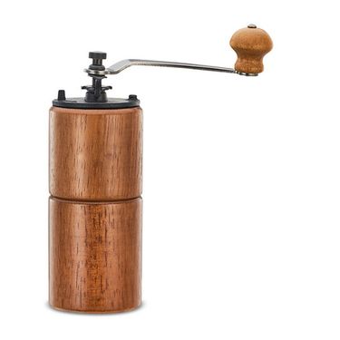 Manual Coffee Bean Grinder Cast Iron Burr Hand Wooden Mill for Travel Kitchen Cereals Nuts Beans Spices Grains Grinding Machine_voghion.com
