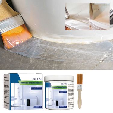 Jue-Fish Transparent Waterproof Glue Transparent Waterproof Paint Toilet Balcony Free Brick Roof Leak Proof Glue_voghion.com