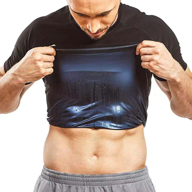Men Sauna Suit Body Shaper Shirt Weight Loss Vest Waist Trainer Corset Slimming Sweat Tops Workout Suits Fitness Shapewear_voghion.com