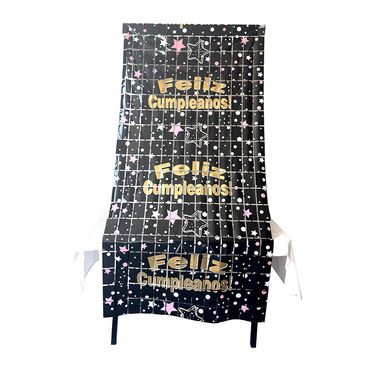 Spanish-Style Party Decorations - Macaron Square & Tassel Fringe Curtains For Birthday, Bar, And Festive Celebrations_voghion.com