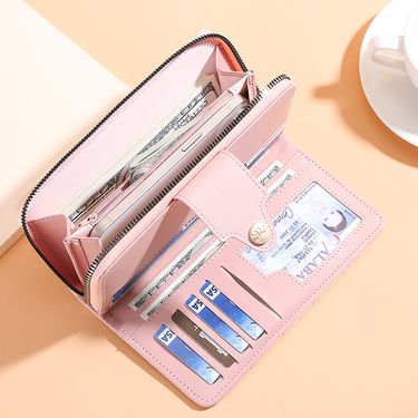 Purse Wallet Clutch Bag Long Women's Purse Female Mobile Phone Bag Coin Purse Multi-function Card Bag Small Purse Girl_voghion.com