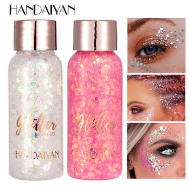 New glitter eye shadow girl face stage gel liquid sequin body milk ritual beauty makeup_voghion.com