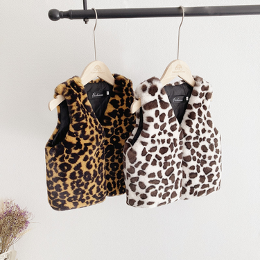 kid's clothing Fur vest Fashion all-in-one Rex rabbit fur and cotton thermal vest_voghion.com