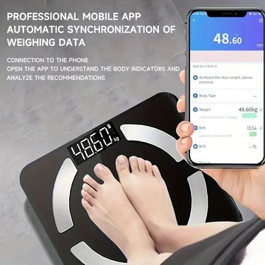 Electronic Scale Smart Bluetooth Weighing Human Charging Simple Weight Scale Weighing Household Fat Body Fat Measurement Scale_voghion.com