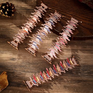 Watch Band For iWatch 42/44/45/46/49mm 38/40/41mm Metal Fashion Watch Strap for Watch Series Ultra2 Series 10/9/8/7/6/5/4/3/2/1_voghion.com