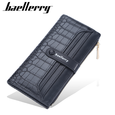 Baellerry New Women's Long Wallet Stone Pattern Multi-Card Clutch Zipper Card Holder Wholesale_voghion.com