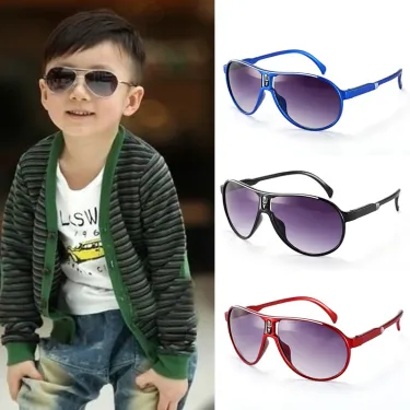 Fashion Kids Sunglasses Summer Sunshade Colorful Frame Girls Boys Glasses For Children UV400 Baby Mirror Sunglass_voghion.com