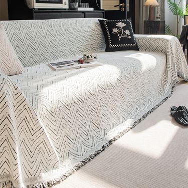 Home Textile Sofa Covers For Sectional Sofa Set Couch Cover With Tassel L Shaped Cover Washable Chenille Couch Protector_voghion.com