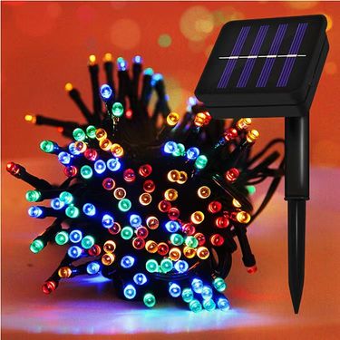 Christmas lighting LED solar light string full of stars waterproof engineering lighting decoration outdoor camping lights Christmas garden lights_voghion.com
