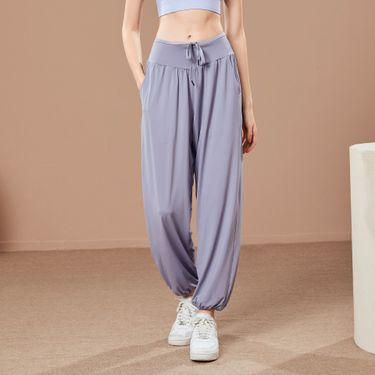 Women's Clothing Quick Drying Sports Trousers For Women Running With Loose Fitting Yoga Drape Autumn High Waist Pilates Training Fitness Trousers_voghion.com