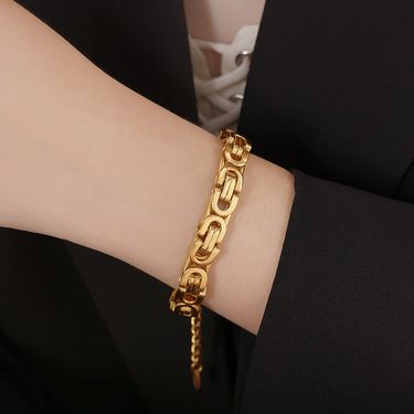 Men And Women's Jewelry Exaggerated Metal Bracelets Unisex Style Jewelry All Match Titanium Steel Bracelets_voghion.com