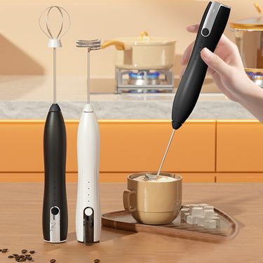 Portable USB Electric Beater Household Kitchen Handheld Egg White Coffee Frother For And Whipping Cream Milk Frother_voghion.com