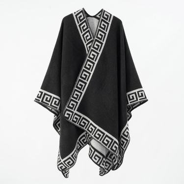 New lace fashion shawl travel warm cloak autumn and winter decoration fashionable outerwear_voghion.com