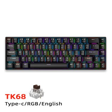 FURYCUBE M68HE Professional Grade Gaming Magnetic Axis 8K Response Time RT Keyboard Adjustable Key Travel_voghion.com