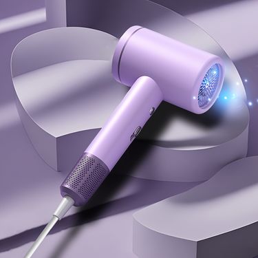 Professional Hair Dryer, 1000W High Power, Quick Dry, Dual Temperature, Blue Light Technology, With Accessories, US_voghion.com