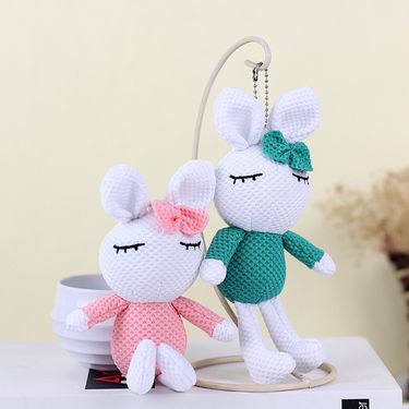 Adorable Mini Bunny Plush Toy With Soft Short Cotton Plush Filling_voghion.com