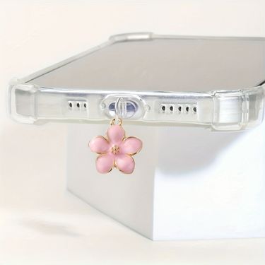 Phone Gardenia Decorative Dust Plug Pendant Type Universal_voghion.com