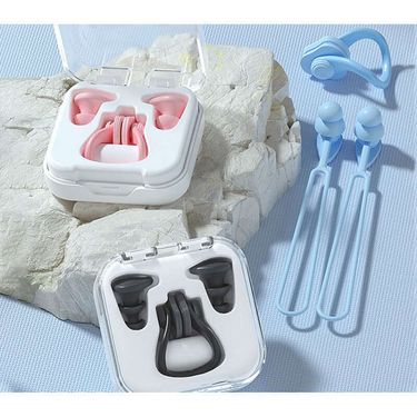 Swimming Earplugs Professional Sound Insulation Waterproof Waterproof Silicone Diving Bath Set For Adults And Children Nose Clip Earplugs_voghion.com