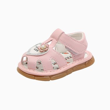 Mother & Kids Summer love baby shoes girl sandals 0-2 years old 1 soft bottom non-slip baby toddler shoes girl princess shoes_voghion.com