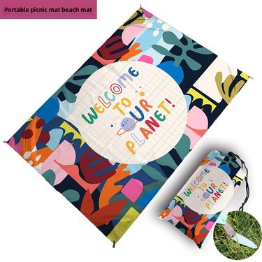 Outdoor Camping Lightweight Compact Pocket Picnic Wear-resistant Oxford Cloth Waterproof Moisture-proof Ground Mat_voghion.com