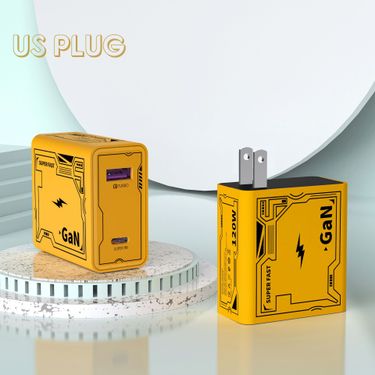 syct Bumblebee TYPE-C+USB Mobile Phone GaN Full Protocol Super Fast Charger PD+USB Charging Head_voghion.com