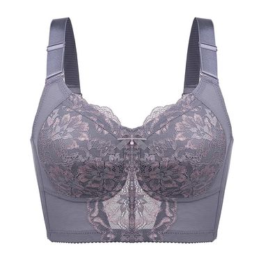 No steel ring, large chest, small adjustment, shaping underwear, women's summer thin design, gathering, anti sagging,_voghion.com