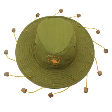 Fashion Bucket Fisherman Unisex Outdoor Fishing Drawstring Summer For Parties Sunshade Wide Cap Sun Hat With Cork_voghion.com