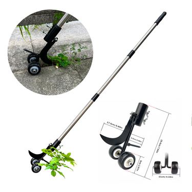 Garden Supplies Garden Gap Weeding Hook With Connecting Rod Roller Gap Weeding Artifact With Stainless Steel Detachable Rod_voghion.com