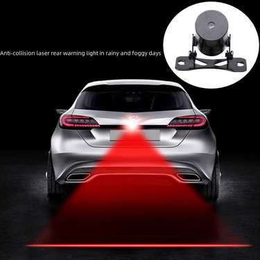 Car motorcycle laser fog light projection warning light anti-fog anti-rear brake laser light rear projection light_voghion.com