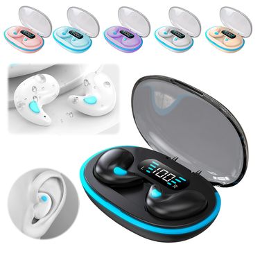 New Invisible Sleep Wireless Earphone TWS Bluetooth 5.3 Headphones Hidden Earbuds IPX5 Waterproof Noise Reduction Sports Headset_voghion.com