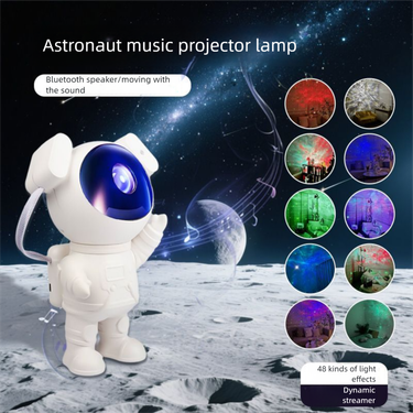 New High-Definition Astronaut Lamp Projector Starry Sky Living Room Bedroom Ceiling Decoration Music Atmosphere Ni_voghion.com